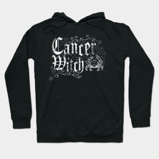 Cancer Zodiac sign Witch craft vintage distressed Horoscope Hoodie